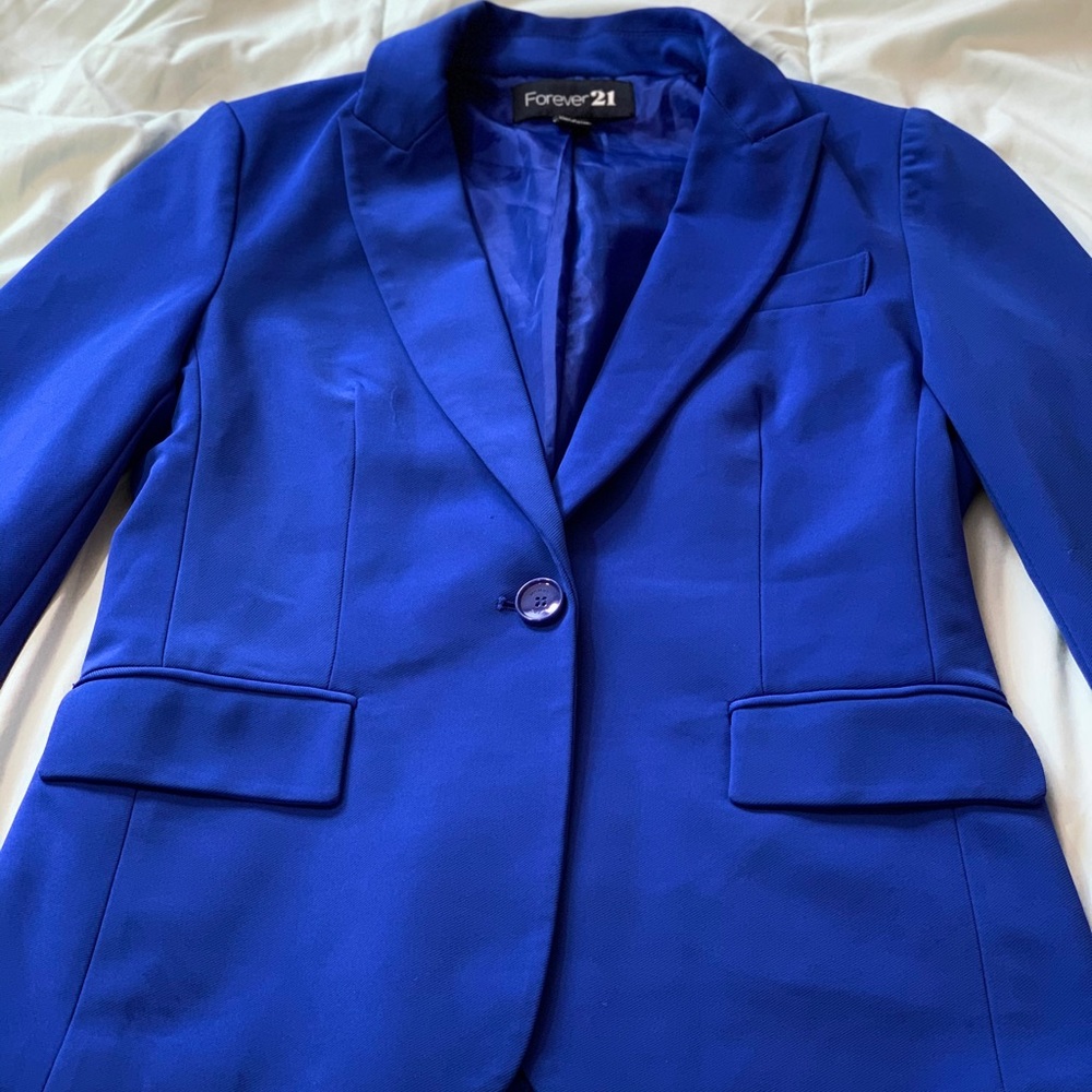 Bright Blue Blazer